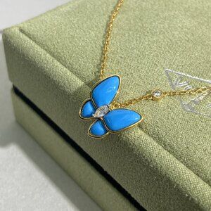 ✅✅✅Van Cleef & Arpels Blue Butterfly Necklace